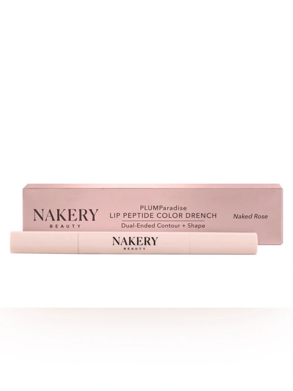 NAKERY PLUMParadise Lip Peptide Color Drench — Naked Rose (Pink)